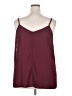 Torrid 100% Polyester Burgundy Sleeveless Blouse Size 2X Plus (2) - photo 2