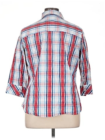 Foxcroft 3/4 Sleeve Button-Down Shirt (view 2)