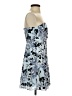 Express 100% Polyester Print Blue Cocktail Dress Size 2 - photo 4