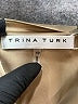 Trina Turk 100% Polyester Metallic Tan Jumpsuit Size 12 - photo 4