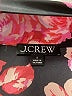 J.Crew 100% Polyester Floral Black 3/4 Sleeve Blouse Size S - photo 7