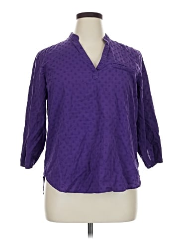 Riders by Lee 3/4 Sleeve Blouse (view 1)