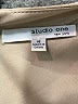 Studio One Color Block Tan Casual Dress Size 16 - photo 7