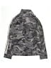 Adidas 100% Polyester Graphic Gray Track Jacket Size 14 - 16 - photo 2