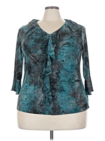 DressBarn 3/4 Sleeve T-Shirt (view 1)