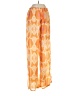Apana 100% Polyester Print Orange Casual Pants Size M - photo 1