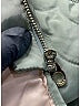 Chloé 100% Polyester Color Block Green Coat Size 14 - photo 6