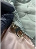 Chloé 100% Polyester Color Block Green Coat Size 14 - photo 4