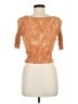 Assorted Brands 100% Polyester Orange 3/4 Sleeve Top One size - photo 2