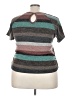 Lavish Stripes Gray Pullover Sweater Size 3X - photo 2