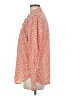 J.Crew 100% Cotton Floral Orange Long Sleeve Blouse Size 8 - photo 5