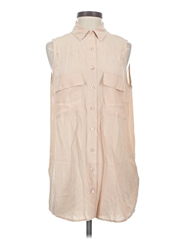 Equipment Sleeveless Button-Down Shirt (view 1)