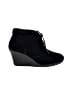 White Mountain 100% Leather Black Wedges Size 9 - photo 1