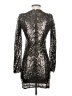 Lucca Couture 100% Polyester Metallic Silver Cocktail Dress Size S - photo 2