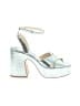 Dolce Vita Silver Heels Size 7 - photo 1