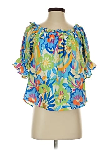 Flying Tomato Short Sleeve Blouse (view 1)