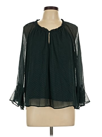 LC Lauren Conrad 3/4 Sleeve Blouse (view 1)