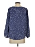 West Kei 100% Polyester Blue 3/4 Sleeve Blouse Size S - photo 2
