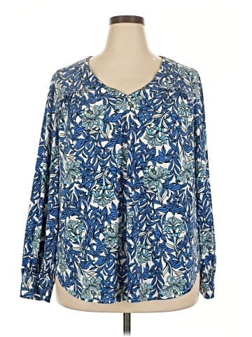 Lane Bryant Long Sleeve Blouse (view 1)