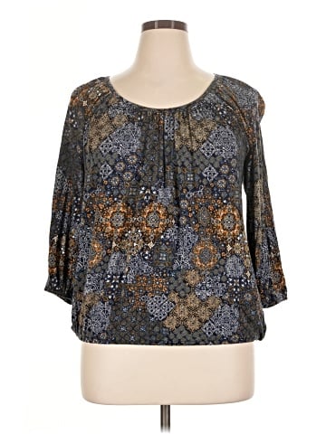 MICHAEL Michael Kors 3/4 Sleeve Blouse (view 1)
