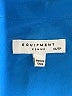 Equipment 100% Silk Color Block Blue Blouse Size XS - photo 7