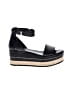 Assorted Brands 100% Leather Black Wedges Size 9 1/2 - photo 1
