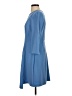 Vince Camuto Solid Blue Casual Dress Size 8 - photo 5
