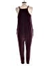 Sincerely Jules Solid Burgundy Jumpsuit Size L - photo 2