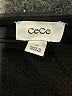 CeCe Houndstooth Black 3/4 Sleeve T-Shirt Size M - photo 7