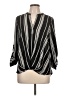 NY Collection Black 3/4 Sleeve Blouse Size L - photo 1