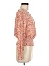 Gilli Pink Long Sleeve Blouse Size M - photo 4