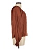 Blu Pepper Brown Long Sleeve Blouse Size M - photo 4