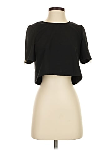 Zara Basic Short Sleeve Blouse (view 1)