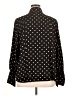 Lane Bryant 100% Polyester Polka Dots Black Long Sleeve Blouse Size 16 - photo 2