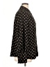 Lane Bryant 100% Polyester Polka Dots Black Long Sleeve Blouse Size 16 - photo 4