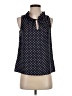 J.Crew 100% Silk Polka Dots Blue Blouse Size 0 - photo 1