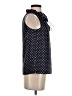 J.Crew 100% Silk Polka Dots Blue Blouse Size 0 - photo 4
