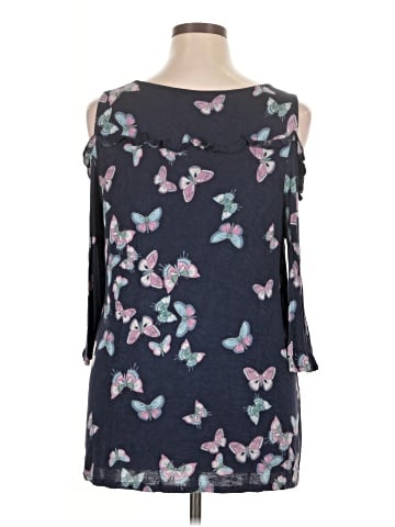 Lane Bryant 3/4 Sleeve T-Shirt (view 2)