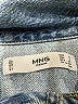 MNG 100% Cotton Blue Denim Jacket Size 4 - photo 6
