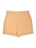 Express Solid Tan Shorts Size 8 - photo 1