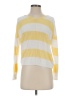 Pink Republic Stripes Yellow Pullover Sweater Size S - photo 1