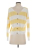 Pink Republic Stripes Yellow Pullover Sweater Size S - photo 2