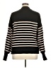 Unbranded Stripes Black Pullover Sweater Size XL - photo 2