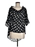 Sweet Pea. 100% Polyester Polka Dots Black 3/4 Sleeve Blouse Size M - photo 1