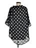 Sweet Pea. 100% Polyester Polka Dots Black 3/4 Sleeve Blouse Size M - photo 2