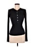 Good American Black Gray Long Sleeve Top Size Sm (1) - photo 1
