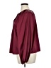 Unbranded 100% Polyester Burgundy Long Sleeve Blouse Size XL - photo 5