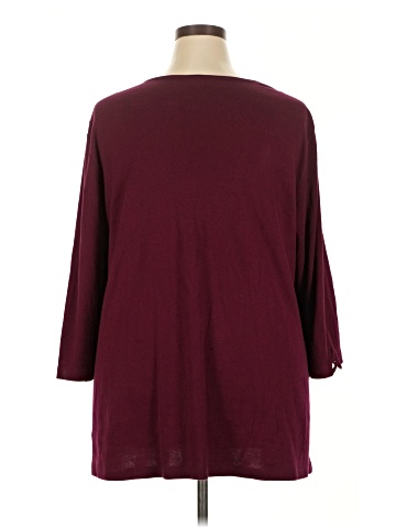 Karen Scott 3/4 Sleeve Top (view 2)