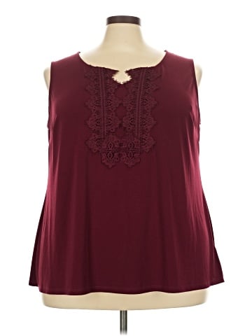DressBarn Sleeveless T-Shirt (view 1)