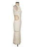 Foreign Exchange Solid Ivory Cocktail Dress Size S - photo 4